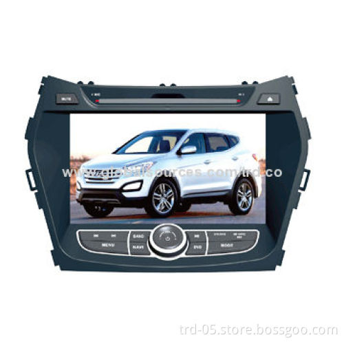 For Hyundai(I X 45) 2-Din Car GPS Navigation DVD Players with 8-inch TFT Digital Touch Display BT